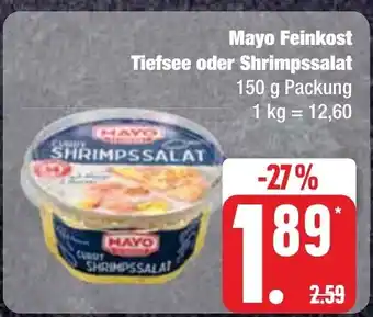 Mayo Feinkost Tiefsee oder Shrimpssalat