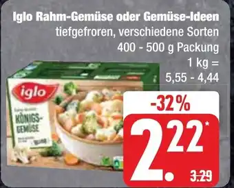 Iglo Rahm-Gemüse oder Gemüse-Ideen