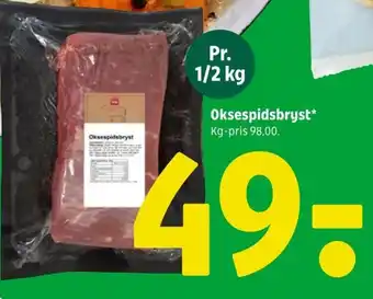 Coop 365 Oksespidsbryst tilbud