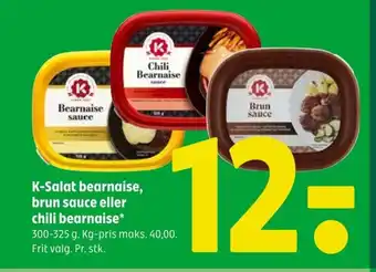Coop 365 K-Salat bearnaise, brun sauce eller chili bearnaise tilbud