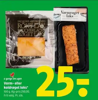 Coop 365 Varm- eller koldrøget laks tilbud