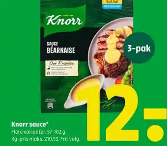 Coop 365 Knorr sauce tilbud