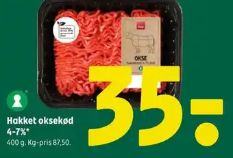 Coop 365 Hakket oksekød 4-7% tilbud