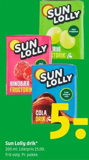 Coop 365 Sun Lolly drik tilbud