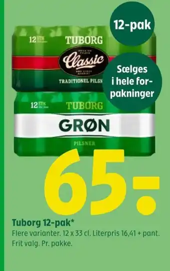 Coop 365 Tuborg 12-pak tilbud