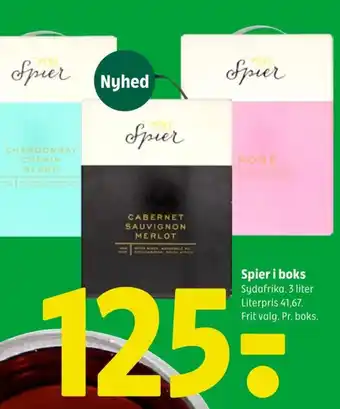 Coop 365 Spier i boks tilbud