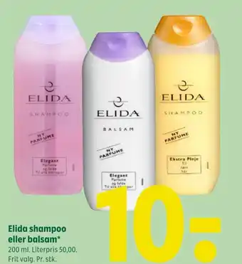 Coop 365 Elida shampoo eller balsam tilbud