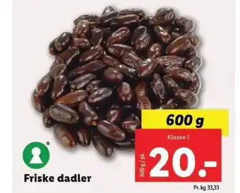 Lidl Friske dadler tilbud