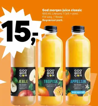 God morgen juice classic