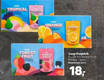 Coop.dk Coop frugtdrik tilbud