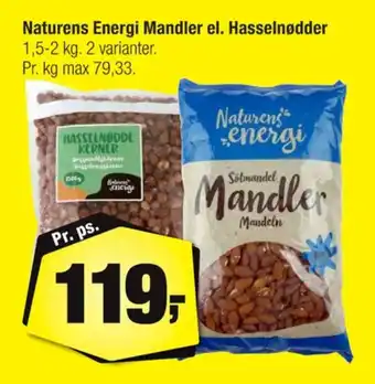 Calle Naturens energi mandler tilbud
