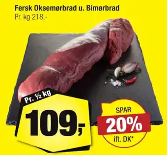 Calle Ukendt oksemørbrad tilbud