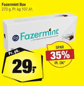 Calle Fazermint dessertchokolade tilbud