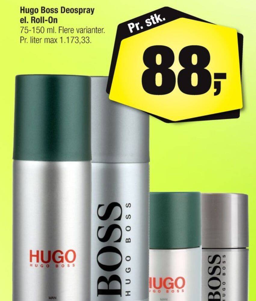 Hugo boss deospray tilbud hos Calle