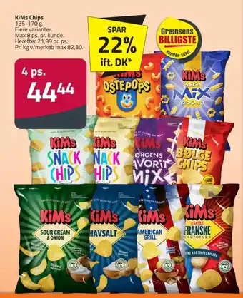 Fleggaard Kims chips tilbud