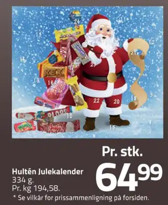 Fleggaard Hultén julekalender tilbud