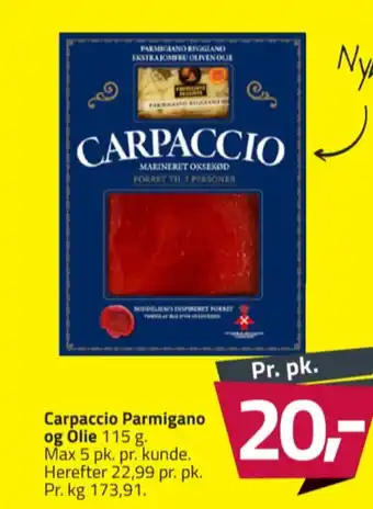 Fleggaard Ukendt carpaccio tilbud