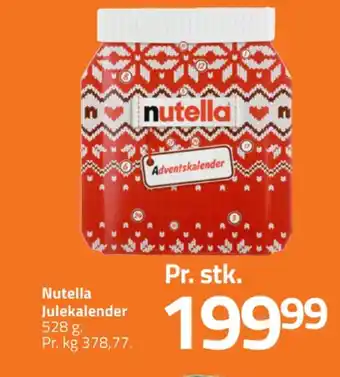Fleggaard Nutella julekalender tilbud
