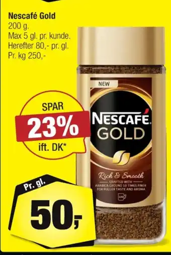Calle Gold instant kaffe tilbud