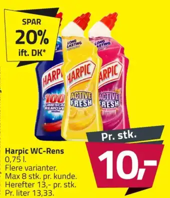 Fleggaard Harpic wc-rens tilbud