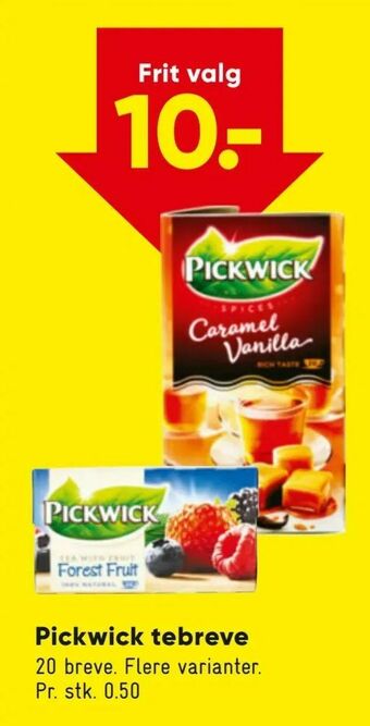 Bilka Pickwick tebreve tilbud