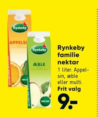 Bilka Rynkeby familie nektar tilbud