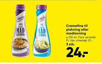 Cremefine til piskning eller madlavning