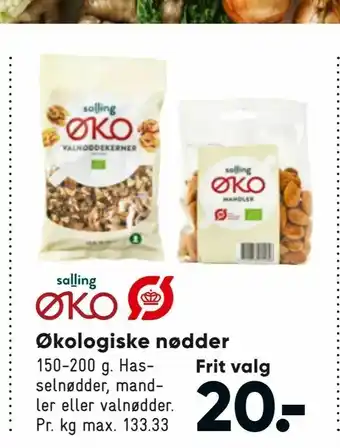 Bilka Økologiske nødder tilbud