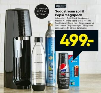Bilka Sodastream spirit Pepsi megapack tilbud