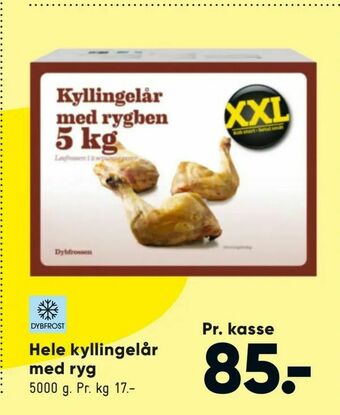 Bilka Hele kyllingelår med ryg tilbud