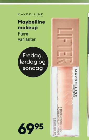 Bilka Maybelline makeup tilbud