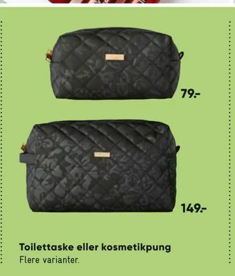 Bilka Toilettaske eller kosmetikpung tilbud
