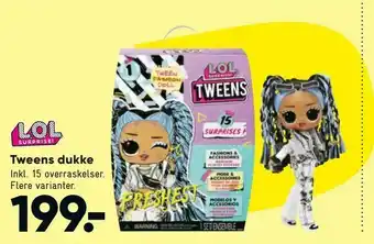 Bilka Tweens dukke tilbud
