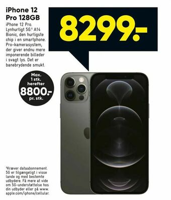 Bilka iPhone 12 Pro 128GB tilbud