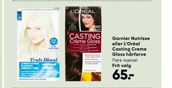 Garnier Nutrisse eller L'Oréal Casting Creme Gloss hårfarve