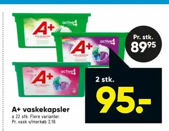 A+ vaskekapsler