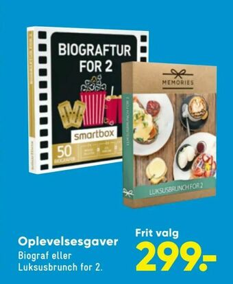 Bilka Oplevelsesgaver tilbud