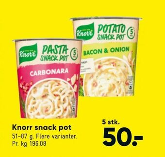 Bilka Knorr snack pot tilbud
