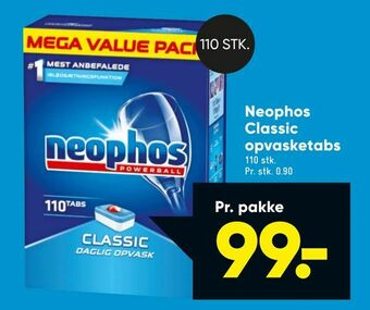 Bilka Neophos Classic opvasketabs tilbud