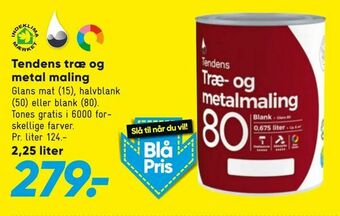 Bilka Tendens træ og metal maling tilbud