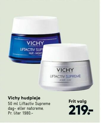 Bilka Vichy hudpleje tilbud