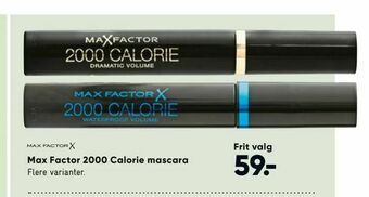 Bilka Max Factor 2000 Calorie mascara tilbud