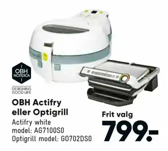 Bilka OBH Actifry eller Optigrill tilbud