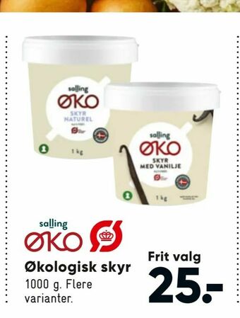 Bilka Økologisk skyr tilbud