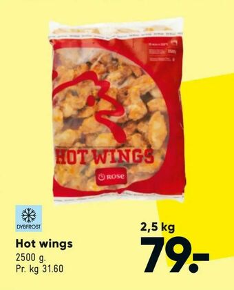 Bilka Hot wings tilbud