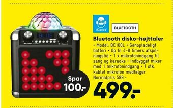 Bilka Bluetooth disko-højttaler tilbud