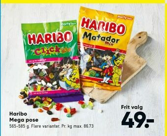 Bilka Haribo Mega pose tilbud