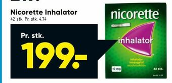 Bilka Nicorette Inhalator tilbud