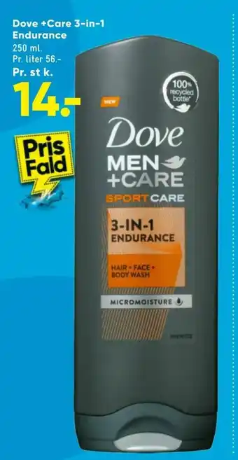 Bilka Dove +Care 3-in-1 Endurance tilbud