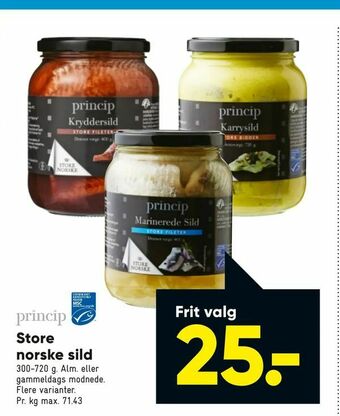 Bilka Store norske sild tilbud